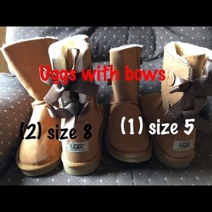 Ugg boots with bows